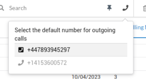 Telephony Number Select